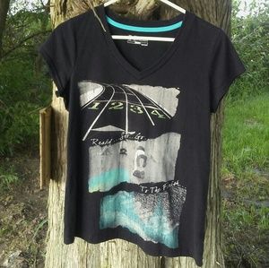 ⛵5/$15 Xersion Black V-neck T-shirt